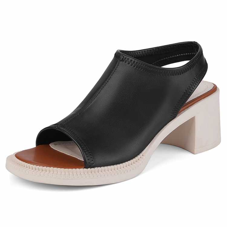 Fashion Peep Toe Stretch Fabric High Heels Platform Sandals Women Summer Casual Party Shoes Sandales Femmes 2021