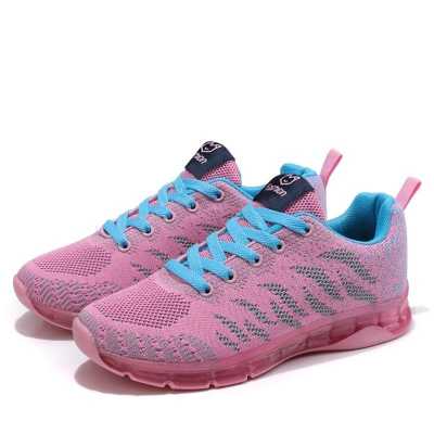 Women Flats Sneakers Fashion Breathable Running Trend Shoes Lace up Lightweight Damping Sport Trainers Woman Vulcanize Shoes