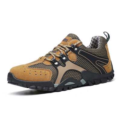 Large Size 38 46 Men's Hiking Shoes Breathable Outdoor trekking shoes sneakers Men Mountain climbing shoes