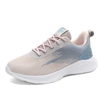 New 2021 Women's Casual Shoes Mesh Breathable Sports Shoes Lightweight Running Fashion Lady Flat Sneakers Lace up High Quality