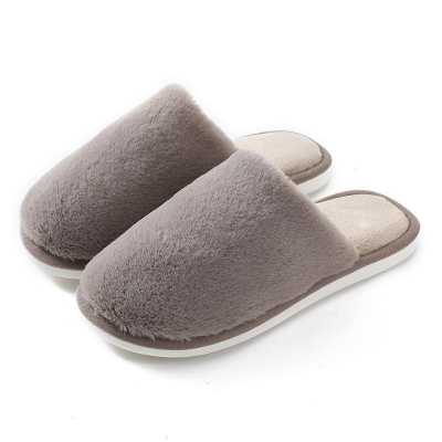 Flannel super soft Slippers women furry Winter Indoor female slippers Short plush comfortable flat Woman cotton shoes