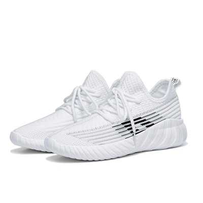 Causal Women Lace up Sneakers Breathable Lightweight Flat Mesh White Basket Shoes Lace up Sport Trainers Ladies