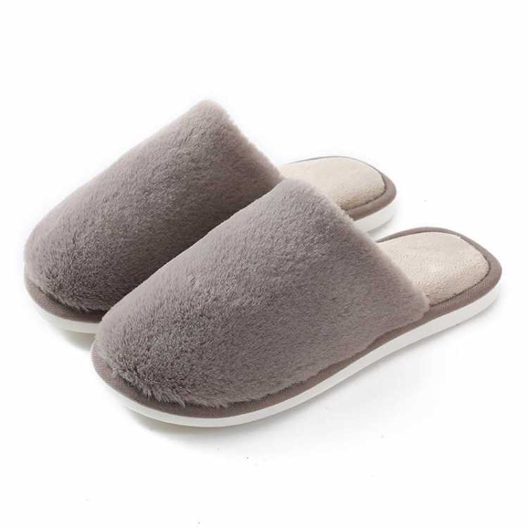 Flannel super soft Slippers women furry Winter Indoor female slippers Short plush comfortable flat Woman cotton shoes