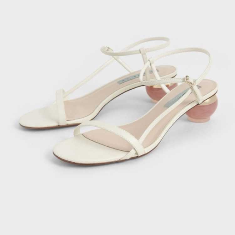 Sandals women 2021 summer new Thick heel Open toe One word buckle Roman shoes women